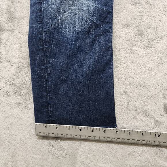 Silver Jeans Women W29/L22 1/2 Blue Dark Wash Suki Mid Capri Fluid Stretch Denim - Picture 14 of 15